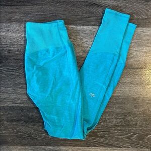 ALO Yoga Womens Teal Leggings